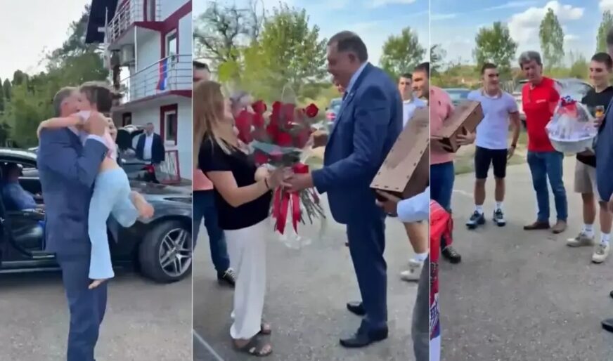 (VIDEO) "Zbog osmijeha ovih anđela vrijedilo je boriti se" Dodik obišao porodicu Sredić koja se vratila u Omarsku iz Njemačke