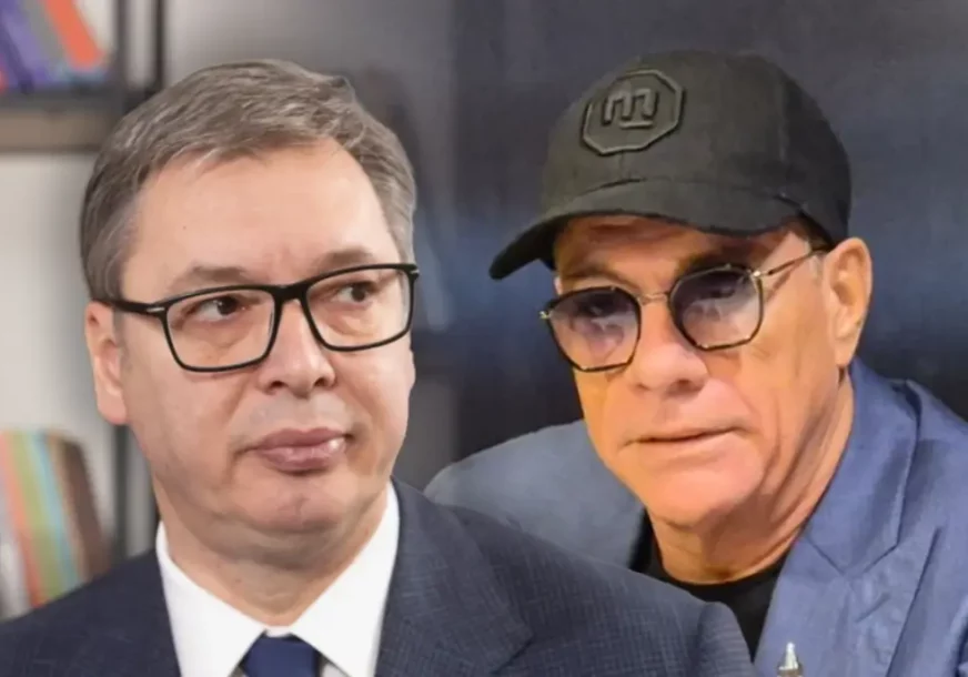 VAN DAM OTKRIO ŠTA SE DEŠAVALO U VUČIĆEVOM DOMU Glumac stigao u odijelu, predsjednik ga dočekao u farmerkama, a onda je uslijedilo OBARANJE RUKE