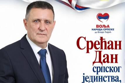 Vlado Đajić čestitao Dan srpskog jedinstva „Srpska i Srbija povezane neraskidivim vezama koje moramo prenositi na djecu“