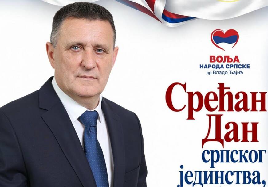 Vlado Đajić čestitao Dan srpskog jedinstva „Srpska i Srbija povezane neraskidivim vezama koje moramo prenositi na djecu“