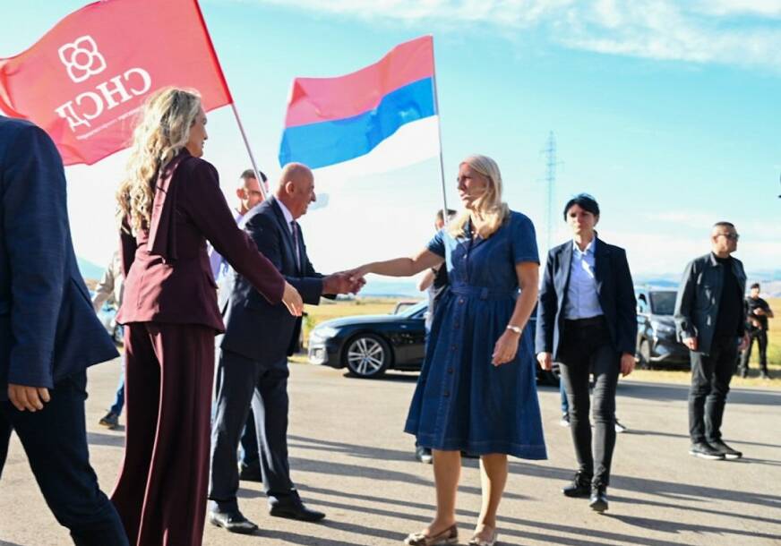 (FOTO) "Gacko će biti dio NAŠE VELIKE POBJEDE" Cvijanovićeva poručila da će glas za SNSD obezbjediti stabilnost institucija