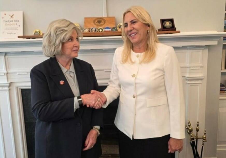 (FOTO) “Gradimo nova i učvršćujemo stara prijateljstva” Cvijanovićeva u Bijeloj kući razgovarala sa Suzi Vajls