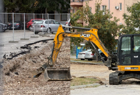 (FOTO) Bager stigao kod Zenita: Raskopan parking za javnu garažu