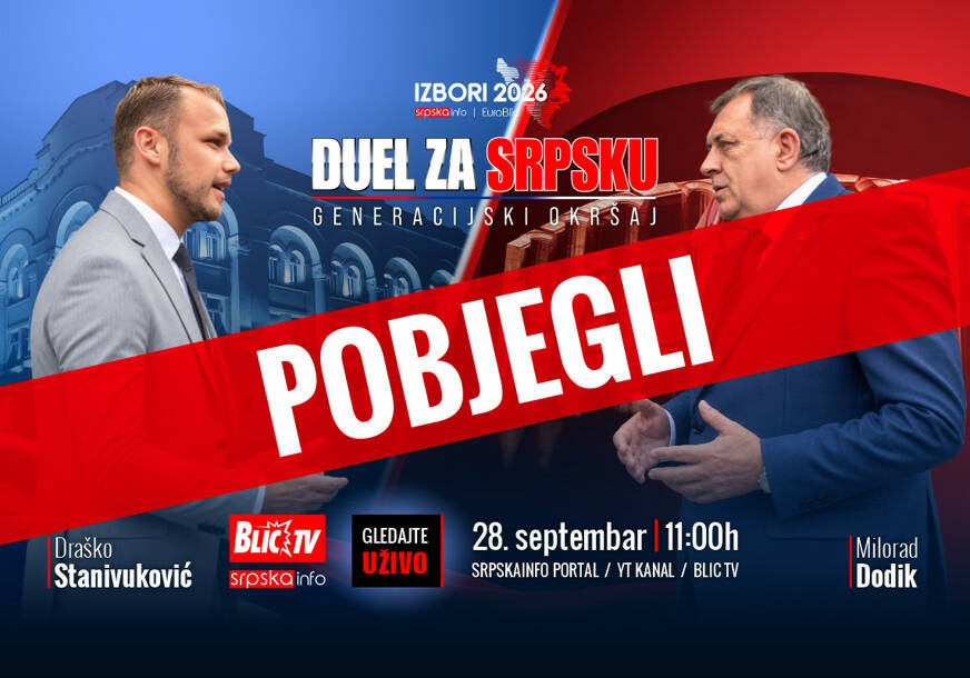 Dodik i Stanivuković POBJEGLI