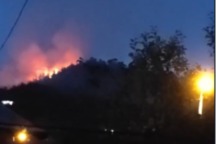 (VIDEO) "GORI JAKO" Veliki požar u Vrbanji, vatrogasci na terenu