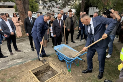Dodik i Minić ozvaničili početak radova na dogradnji vrtića "Neven" u Višegradu