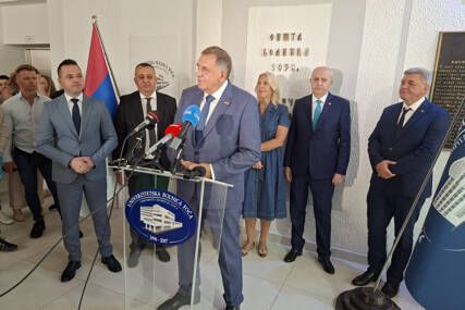 (FOTO) Dodik, Cvijanović i Minić u Foči: Univerzitetska bolnica ZASLUŽUJE da bude Klinički centar