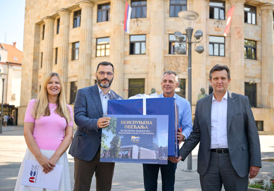 (FOTO) Prazna obećanja teška 200 miliona: PSS i Blanuša ukazali na neispunjene programe Vlade, stigli samo novi dugovi