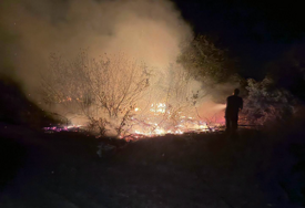 (FOTO) TEŠKA NOĆ ZA BANJALUČKE VATROGASCE Dva velika požara buktala do jutra, vatra gutala šumu i nisko rastinje