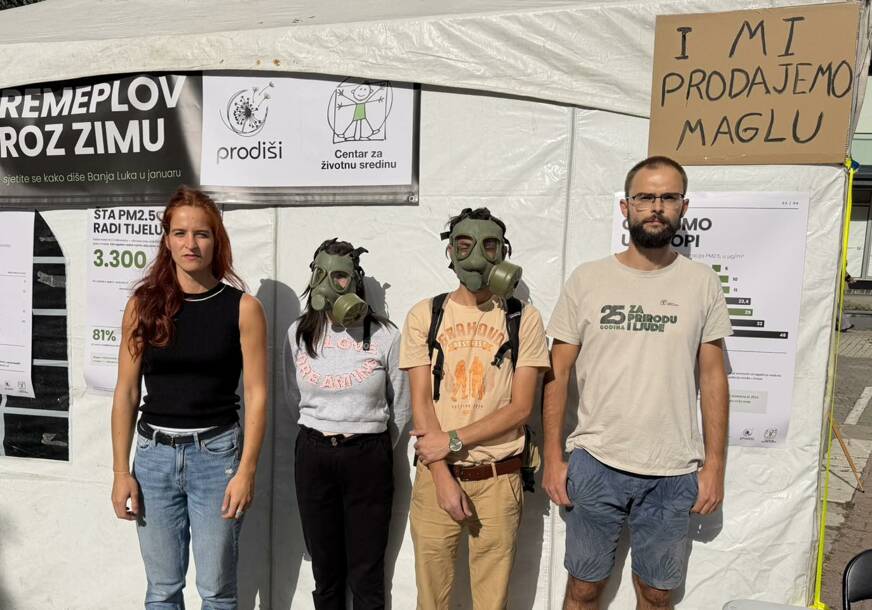 (VIDEO, FOTO) "I mi prodajemo maglu" Ekolozi upozorili Banjalučane kakva ih opasnost čeka kad dođe zima