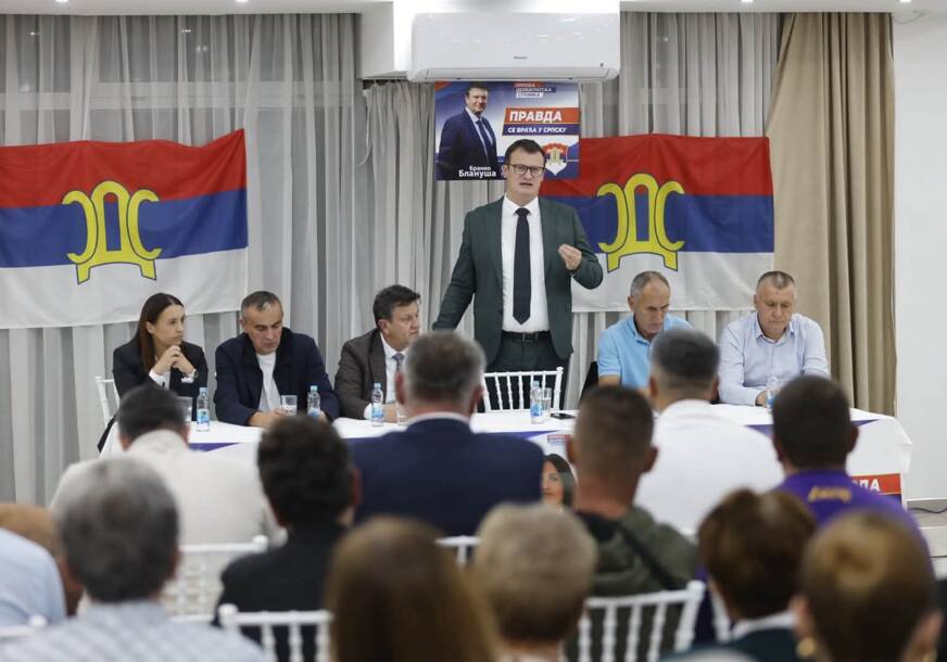 sds svlasenica , tribina , marinko božović
