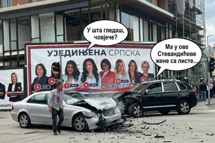 (FOTO) “U ŠTA GLEDAŠ, ČOVJEČE“ U Banjaluci „sudar“ zbog kandidatkinja Ujedinjene Srpske