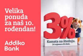 Deset godina povjerenja: Addiko Bank Banjaluka slavi rođendan uz kamatu od 3% na štednju