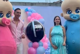 (FOTO) BUBI ADEMOV ČEKA KĆERKU Brat Nadice Ademov sa koleginicom iz „Zvezda Granda“ organizovao slavlje i otkrio pol bebe