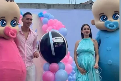 (FOTO) BUBI ADEMOV ČEKA KĆERKU Brat Nadice Ademov sa koleginicom iz „Zvezda Granda“ organizovao slavlje i otkrio pol bebe