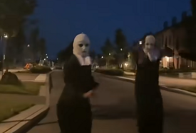 (VIDEO) NEMA KRAJA Misteriozne "časne sestre" stigle i do Banjaluke, snimljene u ovom naselju, građani bi trebali biti na oprezu