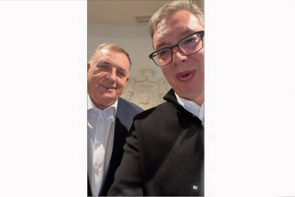 (VIDEO) KUJU PLANOVE Aleksandar Vučić i Milorad Dodik snimili video u restoranu, evo šta su rekli