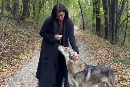 (VIDEO) ŽIVI KAO U BAJCI Elena Karaman otvorila vrata vile na Kosmaju, a prizor iz šume privukao posebnu pažnju
