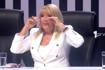 (FOTO) HAOS NA GRANDU Goca Lazarević briznula u plač usred emisije, nije mogla da se obuzda