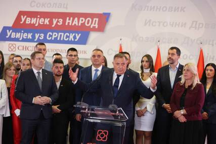 (VIDEO) “IMPOZANTNA POBJEDA” Dodik proglasio pobjedu Minića i Cvijanovićeve