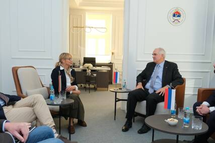 Trišić Babić sa ambasadorom Rikom Holcaplom: Dijalog i institucionalna saradnja od posebnog značaja