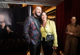 (VIDEO) "On to zaslužuje" Ceca stigla na promociju kod Emira Brunčevića, ponosna na njega