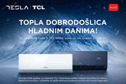 Uz odabrane modele očekuje vas poklon po izboru: Topla dobrodošlica hladnim danima uz Tesla i TCL klime iz m:tel ponude