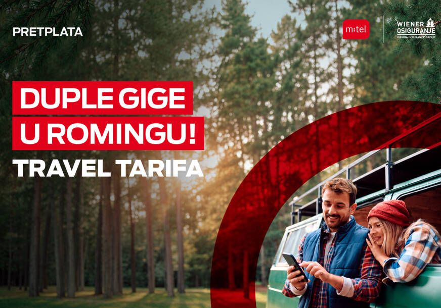 Uz m:tel Travel tarife sada imate duplo više interneta za putovanja: Bezbrižna komunikacija i sigurnost na svakom putovanju
