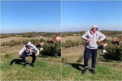 (VIDEO) NEMA ODMORA ZA DODIKA Zauzeo pozu, krenuo s čučnjevima, pa poručio da „najbolje tek dolazi“