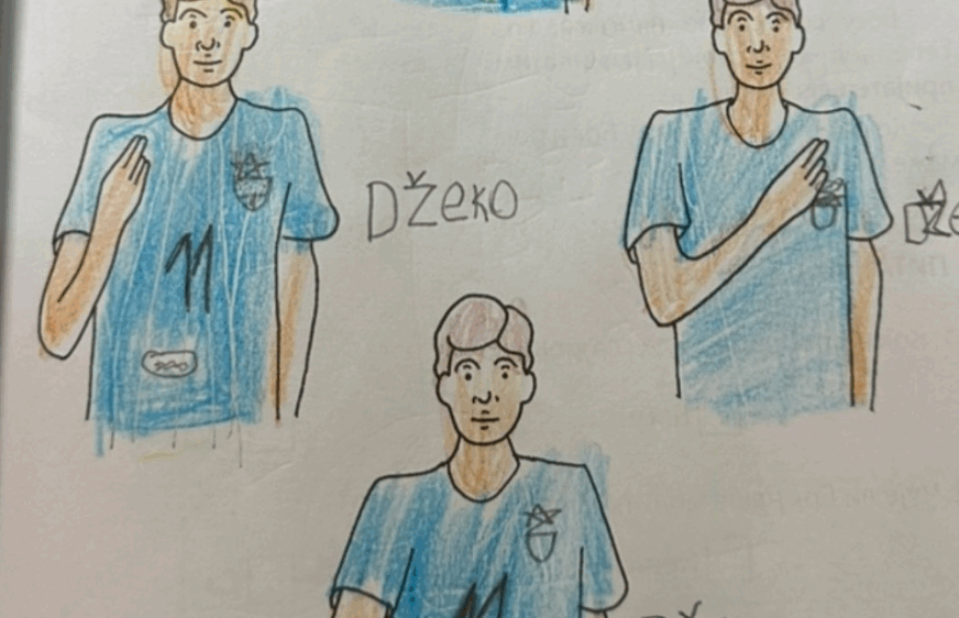 edin džeko, dječak uroš