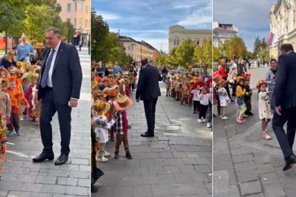 (VIDEO) „Za njih je sve ovo rađeno“ Dodik sa najmlađim stanovnicima Banjaluke
