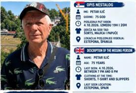 NESTAO MU SVAKI TRAG U ŠPANIJI Petar (73) otišao po zaboravljeni telefon i više se nije vratio, porodica očajnički traga za njim